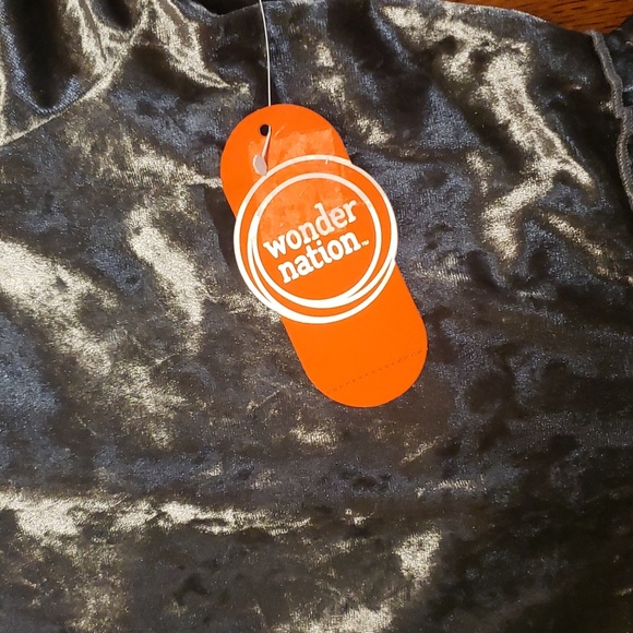 Wonder Nation Gray Velour Dress - Picture 6 of 7